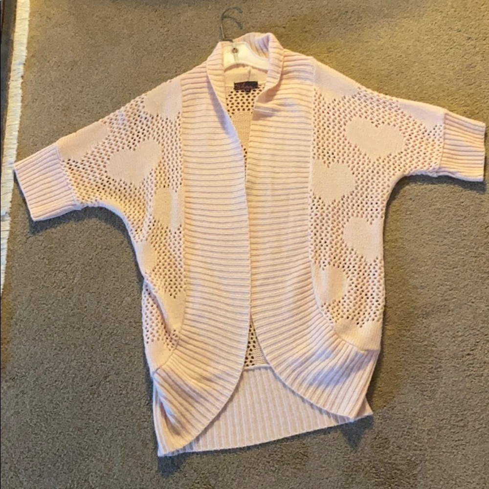 Pink shrug